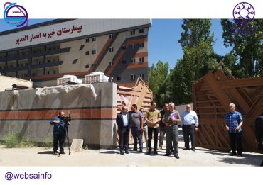 گزارش تصویری //بازدید هیئت مدیره بنیاد از بیمارستان در حال ساخت انصار الغدیر شهرستان بومهن